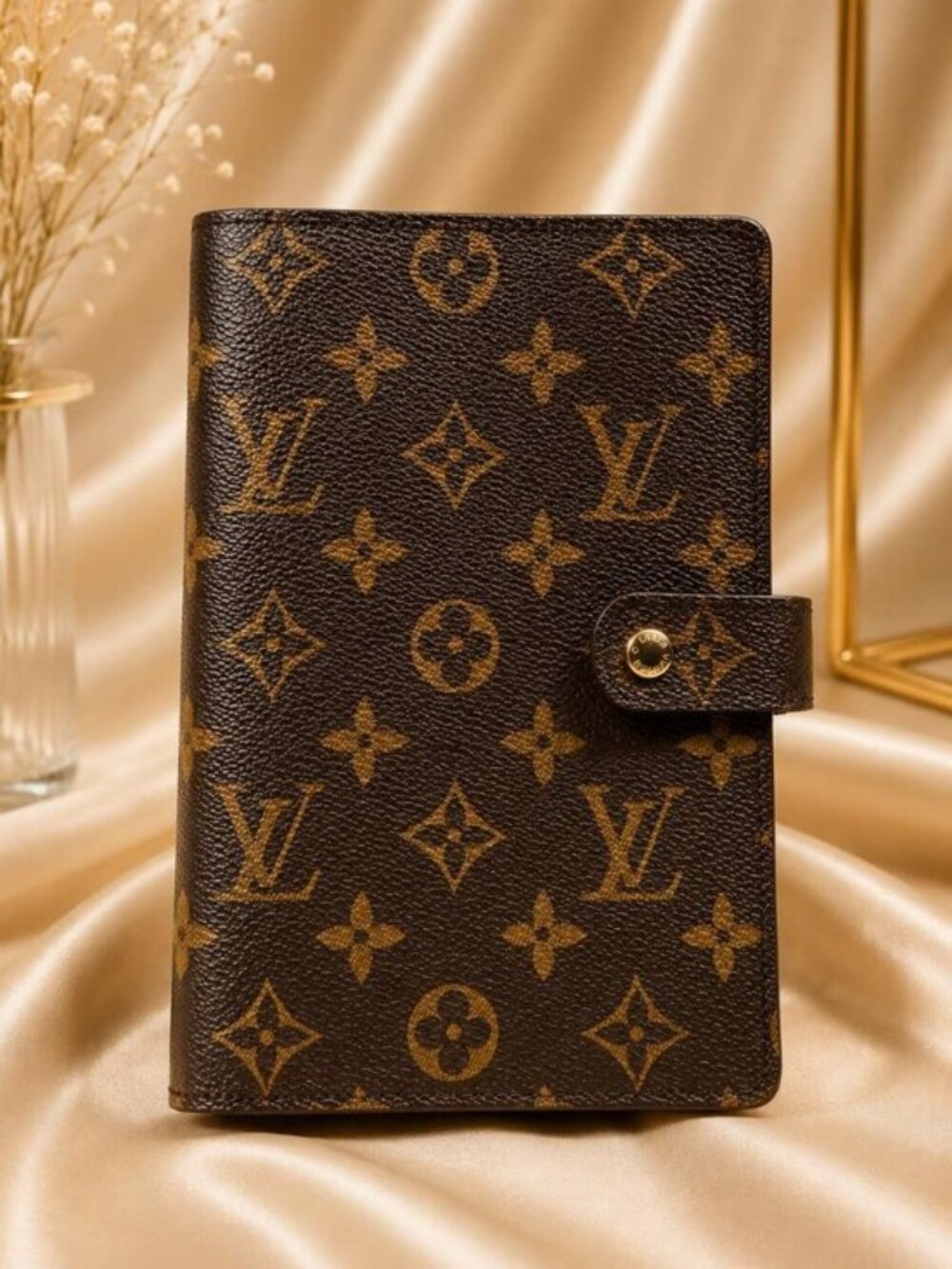 Authentic Louis Vuitton Monogram Agenda MM Diary Planner Cover